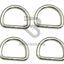 10 X 25Mm Heavy-Duty Zinc-Plated Welded D-Rings For High Load Applications Business Office &