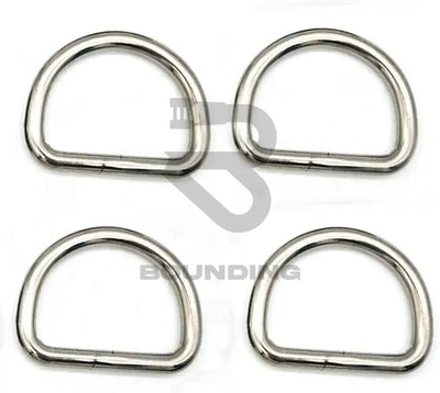 10 X 25Mm Heavy-Duty Zinc-Plated Welded D-Rings For High Load Applications Business Office &