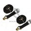 2 X 3M Hooked Tie Down Straps (25Mm) Home Furniture & Diy:luggage Travel Accessories:travel