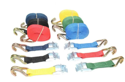 2 X 3M Hooked Tie Down Straps (25Mm) Home Furniture & Diy:luggage Travel Accessories:travel