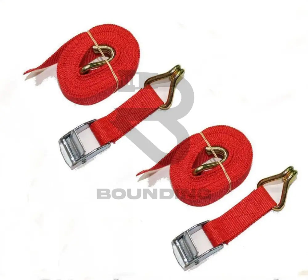 2 X 3M Hooked Tie Down Straps (25Mm) Home Furniture & Diy:luggage Travel Accessories:travel