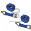 2 X 3M Hooked Tie Down Straps (25Mm) Home Furniture & Diy:luggage Travel Accessories:travel