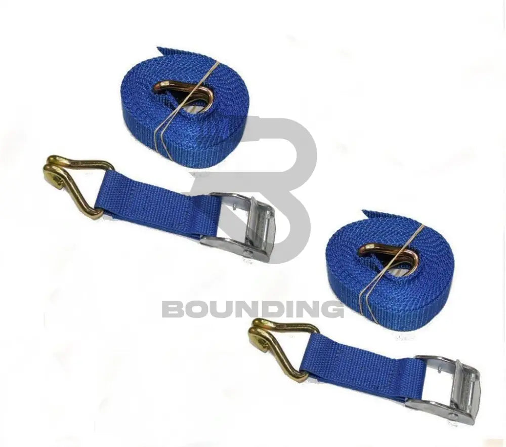 2 X 3M Hooked Tie Down Straps (25Mm) Home Furniture & Diy:luggage Travel Accessories:travel