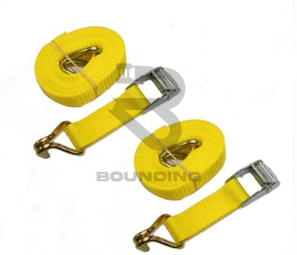 2 X 3M Hooked Tie Down Straps (25Mm) Home Furniture & Diy:luggage Travel Accessories:travel