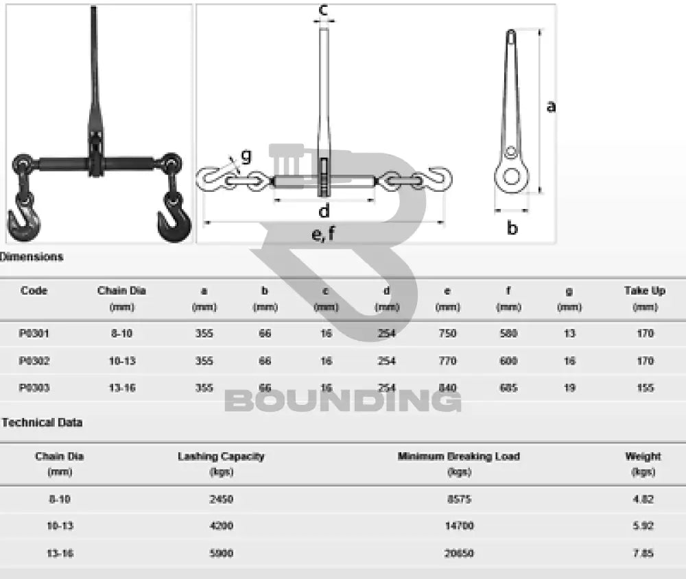 2 X Ratchet Load Binder Chain Loadbinder Vehicle Parts & Accessories:commercial