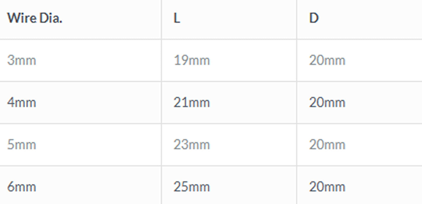 Stainless Steel Wire Rope Trellis Cross Clip (Various Sizes)