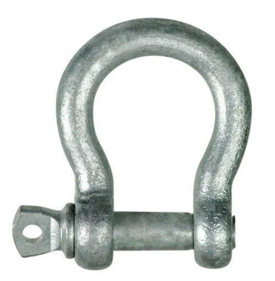Bow / Dee Commercial Shackles (Galvanised) Pack Of 1 5Mm Shackle Vehicle Parts & Accessories:boats