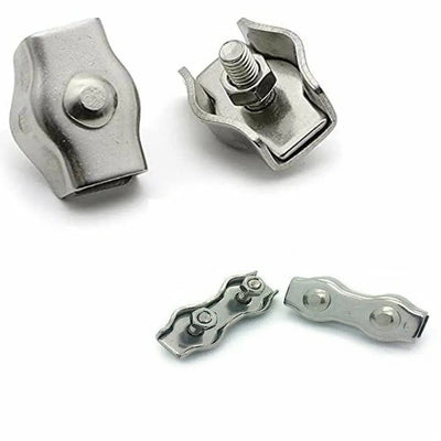 Duplex / Simplex Wire Rope Grip Clamps (Zinc Plated) Vehicle Parts & Accessories:boats