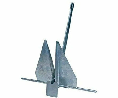 Galvanised Crown Stock Danforth Anchor (Various Kg) 7Kg Vehicle Parts & Accessories:boats