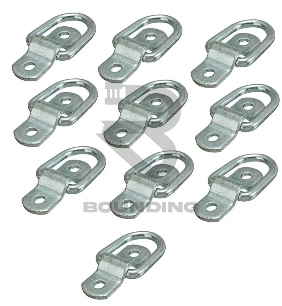 Light Duty Zinc Plated Dee Ring And Cleats (800Kg) 10 / 800Kg Vehicle Parts & Accessories:boats