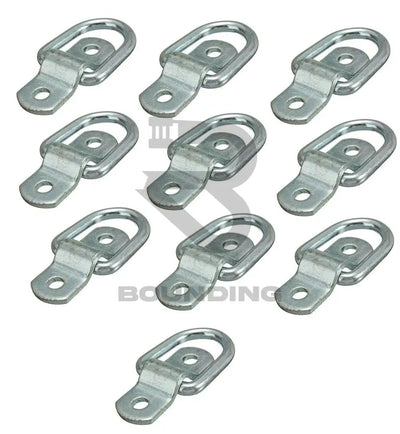 Medium Duty Zinc Plated Dee Ring And Cleats (800Kg) 10 / 800Kg Vehicle Parts & Accessories:boats