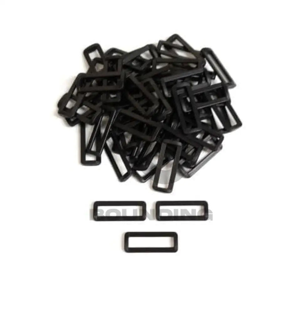 Plastic 2 Bar Loop Buckles 25Mm (Various Packs) Crafts:sewing:closures & Connectors:buckles Straps