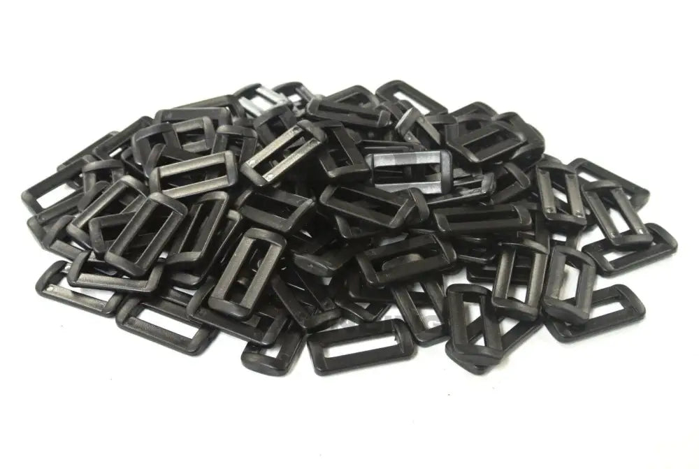 Plastic 2 Bar Loop Buckles 25Mm (Various Packs) Crafts:sewing:closures & Connectors:buckles Straps