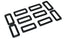 Plastic 2 Bar Loop Buckles 25Mm (Various Packs) Pack Of 1 Crafts:sewing:closures &