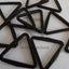 Plastic Delrin Triangle 3 Way Buckle Fastener Crafts:sewing:closures & Connectors:zips