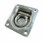 Recessed Deck Lashing Rings - Zinc Plated L112Mm X W95Mm Pack Of 1 Vehicle Parts & Accessories:boats