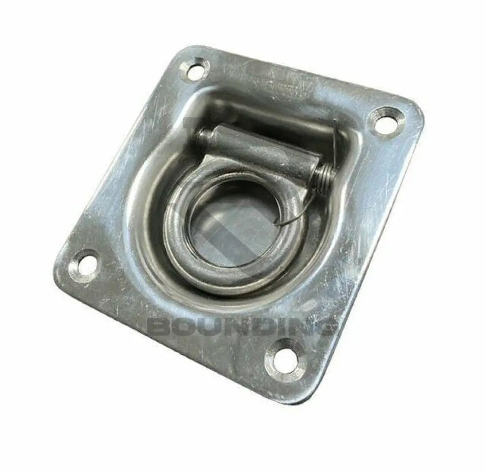 Recessed Deck Lashing Rings - Zinc Plated L112Mm X W95Mm Vehicle Parts & Accessories:boats