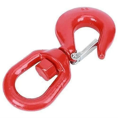 Red Swivel Hooks With Safety Catch - Alloy Steel 1 Ton Business Office & Industrial:material