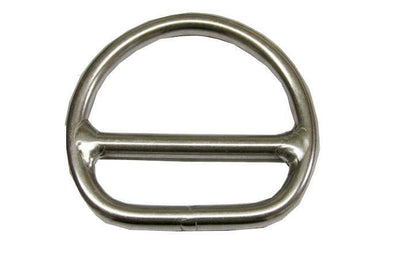 Stainless Steel Double Bar Dee Ring (Various Sizes)