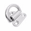 Folding Pad Eye Plate Stainless Steel 44mm Lashing Ring