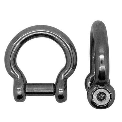 Stainless Steel Hexagon Bow Shackle 316 (Various Sizes)