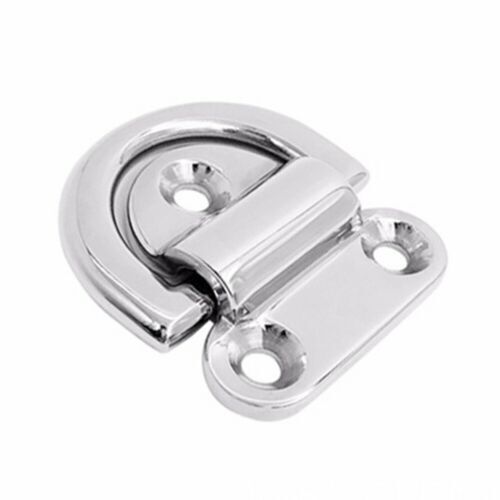 Folding Pad Eye Plate Stainless Steel 44mm Lashing Ring