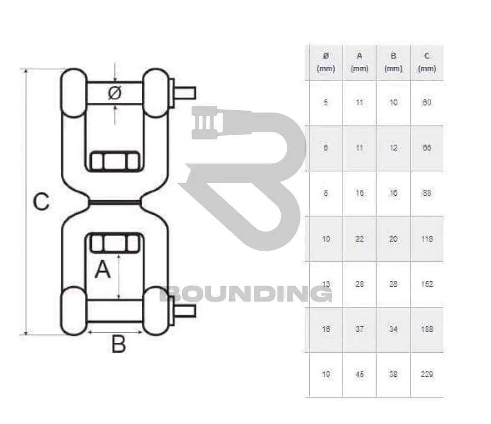 Stainless Steel Anchor Swivel Jaw / (Various Sizes) Vehicle Parts & Accessories:boats