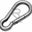 Stainless Steel Carabiner Hooks Pack Of 1 / 5Mm X 50Mm Without Eye Vehicle Parts & Accessories:boats