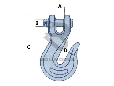 Stainless Steel Clevis Grab Hook Sporting Goods:sailing:accessories & Equipment