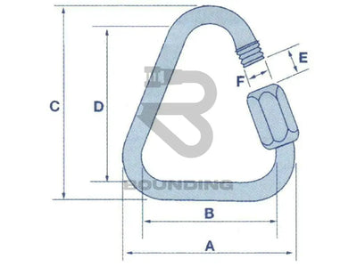 Stainless Steel Delta Quick Link Sporting Goods:climbing/ Mountaineering:carabiners & Hardware