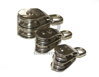 Stainless Steel Double / Single Swivel Anchor Pulley Sporting Goods:sailing:accessories & Equipment