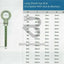 Stainless Steel Long Shank Ring Eye Bolts Vehicle Parts & Accessories:boats Accessories:accessories