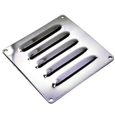 Stainless Steel Marine Grade Vertical Louvered Vent 120Mm X 115Mm Vehicle Parts & Accessories:boats