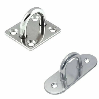 Stainless Steel Pad / Square Eye Plates Vehicle Parts & Accessories:boats Accessories:accessories