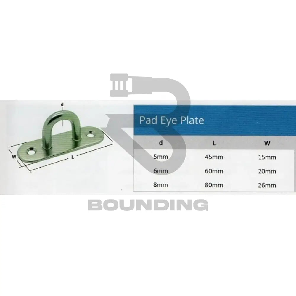 Stainless Steel Pad / Square Eye Plates Vehicle Parts & Accessories:boats Accessories:accessories