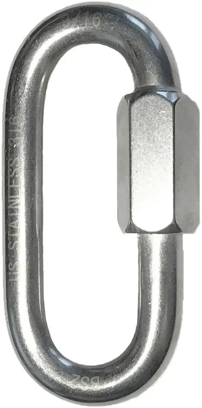 Stainless Steel Quick Links 316 (Various Sizes) Pack Of 1 / 3.5Mm Vehicle Parts & Accessories:boats