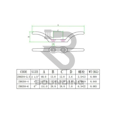 Stainless Steel Rope Cleat Vehicle Parts & Accessories:boats Accessories:accessories