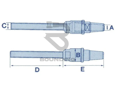 Stainless Steel Swageless Threaded Stud Terminal Business Office & Industrial:fasteners