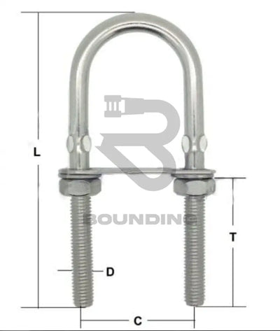 Stainless Steel U-Bolts And Plates Vehicle Parts & Accessories:boats Accessories:accessories