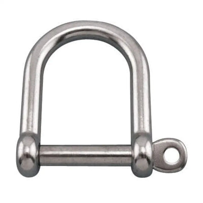 Stainless Steel Wide Dee Shackle Pack Of 1 / 5Mm Vehicle Parts & Accessories:boats
