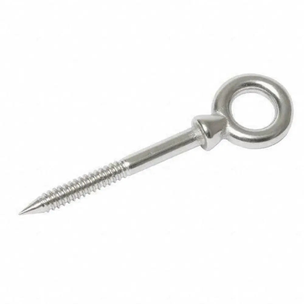 Stainless Steel Woodscrew Eye Bolt (5Mm X 50Mm) Pack Of 1 Vehicle Parts & Accessories:boats