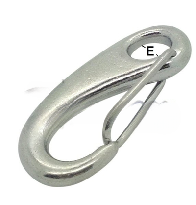 Stainless Steel Snap Tack Hook / Surf Spring (Various Sizes)