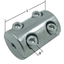 Heavy Duty End Stop - Stainless Steel (4 Grub Screws - Various Sizes)