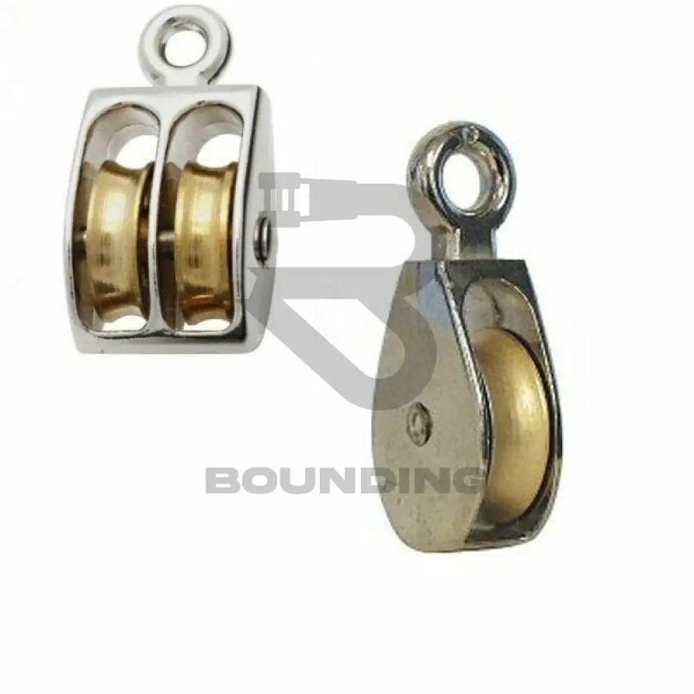 Zinc Plated Single Or Double Awning Pulley Durable And Versatile Solution Bounding